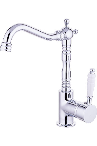 İSAOĞLU YAPI Lavabo Bataryası Rustik Batarya Banyo Musluğu Pirinç Vintage Zen...