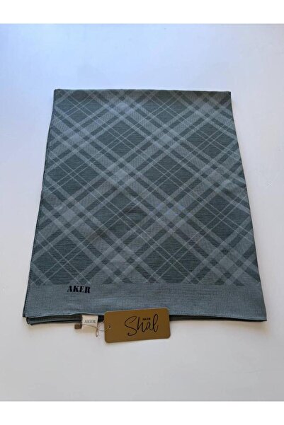 Aker М'ятно-зелений плед у клітинку