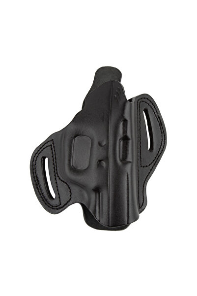 Polis Sepeti Wh Universal Deri Tabanca Kılıfı Tam Kelebek Atkısız Siyah