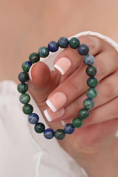 Dünya Doğal Taş Azurite Stone Bracelet