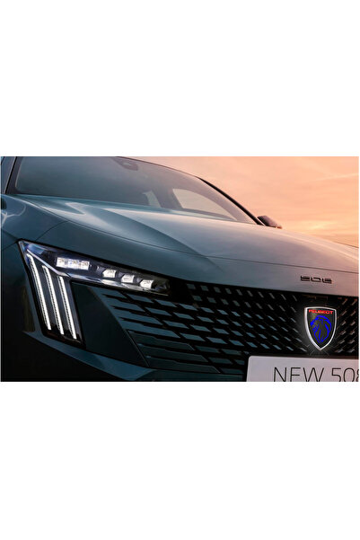 Edesign Peugeot Yeni Aslan Logo 3d Led Ön Izgara