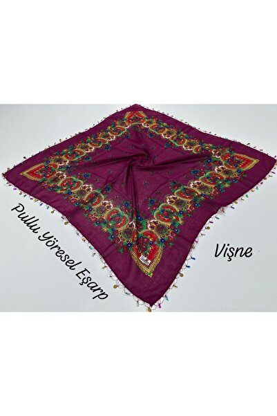 YILDIZ SCARF Yöresel Çeyrekli Boncuklu Mardin Hemavi Eşarp