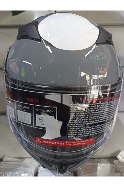MOTOYEL JIEKAI JK-902 ÇENE AÇILIR KASK NARDO GREY (XL)