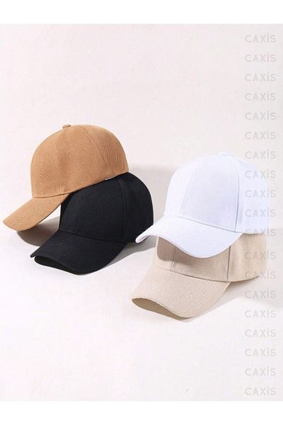GYES Sports Hat Unisex 4 Pieces Adjustable with Back Velcro