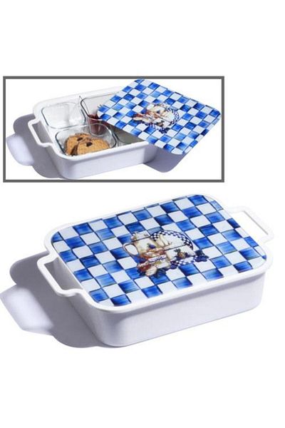Kosova KHV-110 Melamine 4-Piece Glass Breakfast Teapot