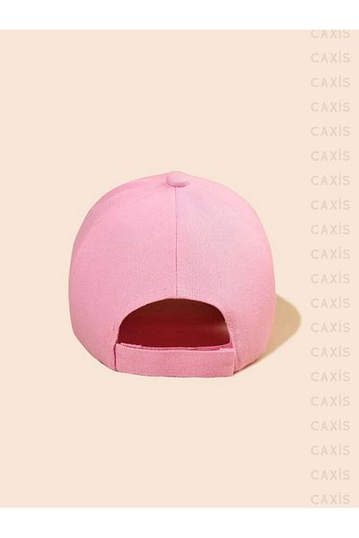 caxis Powder Pink Sports Hat Unisex Adjustable with Back Velcro