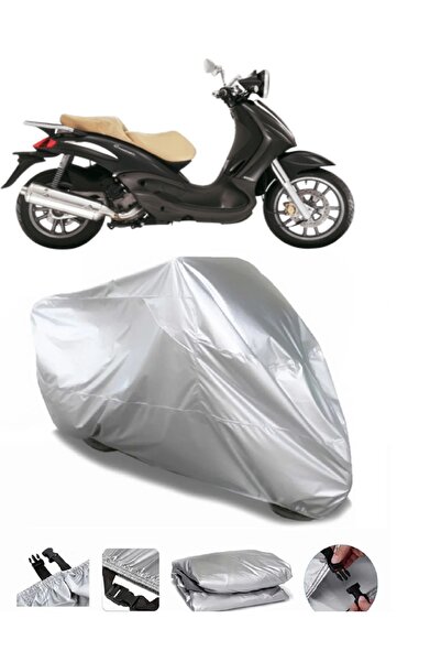 Breen بياجيو بيفرلي 500 رمادي مقاوم للماء للدراجة النارية بريميوم