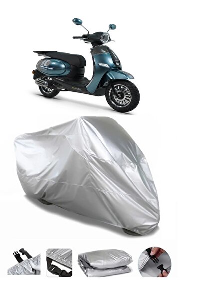 Breen كوبا بريليانت 50 برو رمادي مقاوم للماء للدراجات النارية بريميوم