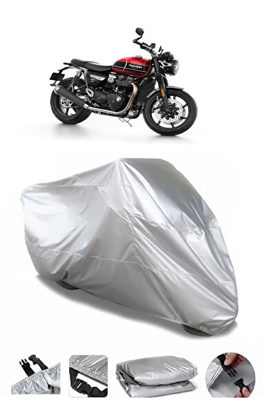 Breen علامة تجارية فاخرة مقاومة للماء باللون الرمادي من Triumph Speed Twin