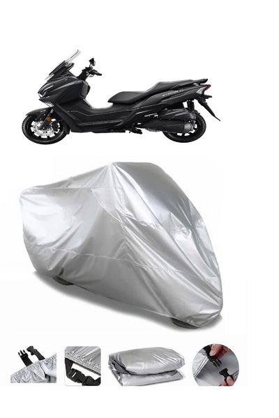 Breen ماركة Sym Joymax Z Plus 250 رمادية مقاومة للماء للدراجات النارية