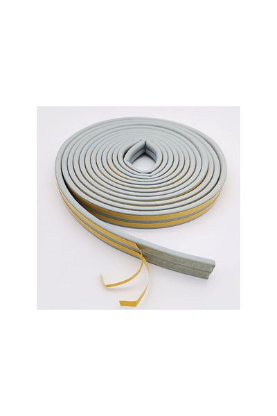 MELEKYAPI Rubber Door and Window Isolation Tape/Fitili 5m X2 (10m) Gray