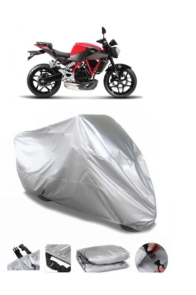 Breen Hyosung GD 250 N رمادي مقاوم للماء للدراجات النارية بريميوم