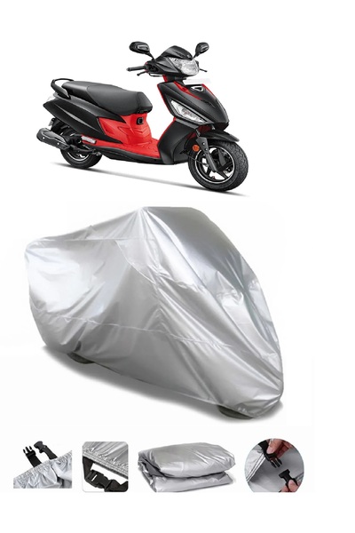 Breen ماركة Hero Dash LX 110 رمادية مقاومة للماء للدراجات النارية