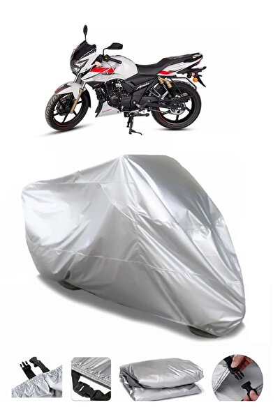 Breen علامة تجارية مقاومة للماء باللون الرمادي من TVS Apache RTR 180