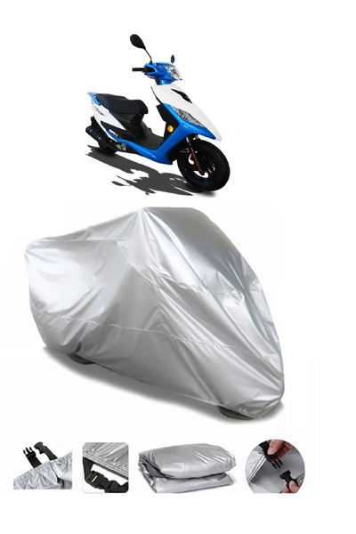 Breen ماركة أباتشي ألفا 50 رمادية مقاومة للماء للدراجات النارية