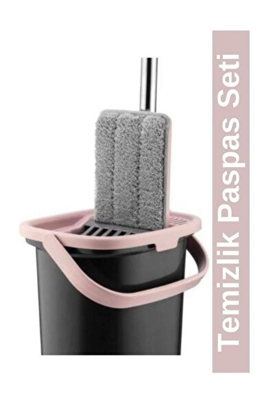 Perodia Sillgech Compact Tablet Mop Temizlik Paspas Seti Siyah-pembe