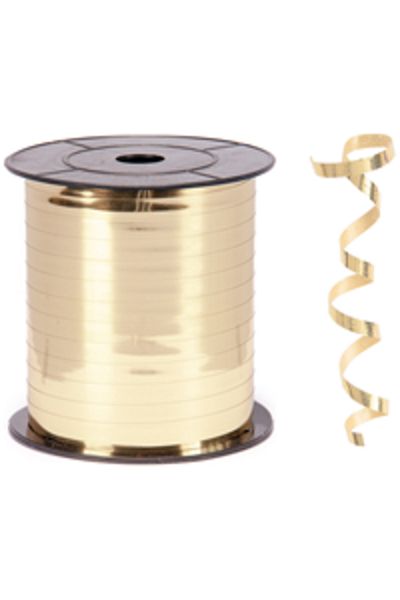 eğlencemarketi 8mm x 200m Metallic Gold Balloon String Raffia