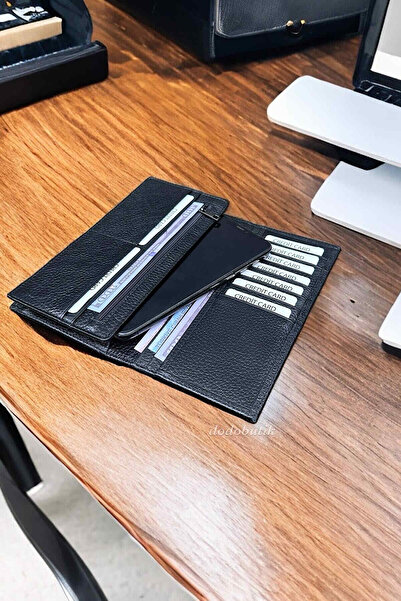 Dodo4men Hakiki Deri Uzun Cüzdan Telefonluk