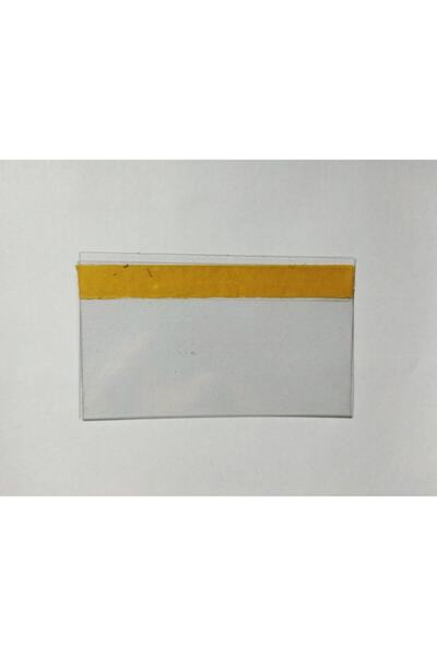 DamgaMarket Pvc Yapışkanlı V Tipi Plastik Raf Fiyat Etiketlik 6 Cm X 10 Cm - ...