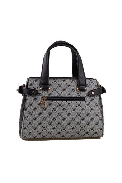 Armine Gri Orta Boy Noktalı Kadın Casual Çanta