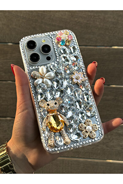 OSG Case for iPhone 15 Pro (Only 15 Pro Compatible) Ultra Luxury Colorful Drop Stone Special Design Case