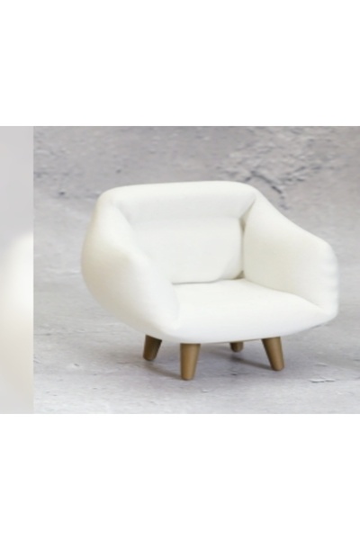 Anatolyizm Play House Miniature Armchair White
