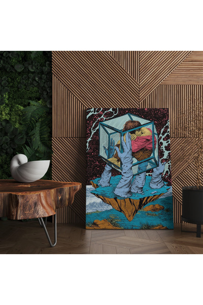RUGSMODERN Kanvas Tablo Vanus İçinde Çocuk Temalı