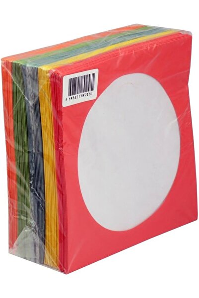 Yener КОЛЬОРОВИЙ КОНВЕРТ ДЛЯ CD (25 ШТ.) ЧЕРВОНИЙ