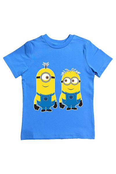 Minions Tricou pentru copii de vară - imprimat, bumbac pieptănat