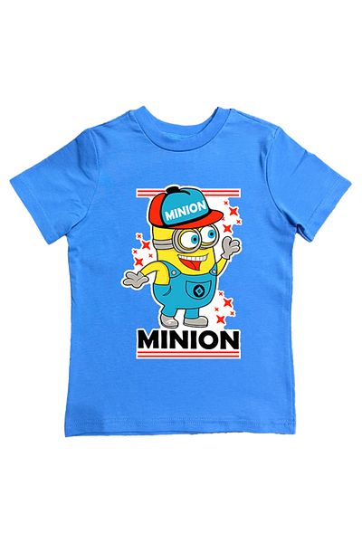 Minions Children's Summer T-Shirt - Printed, Cotton Combed