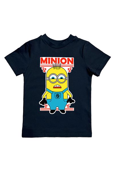 Minions Children's Summer T-Shirt - Printed, Cotton Combed