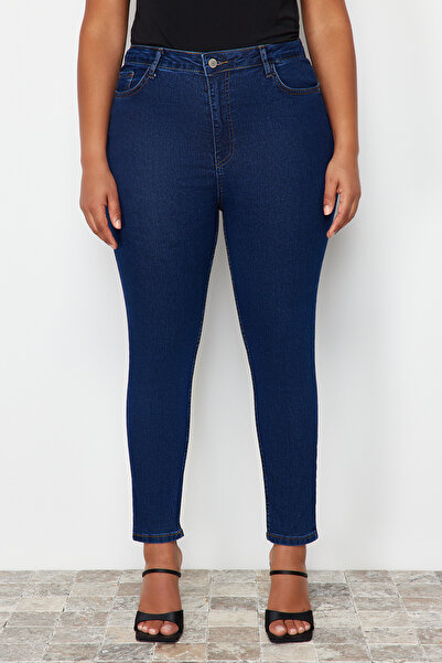 Trendyol Curve Kék Extra Rugalmas Skinny Jeans TBBSS24CJ00006