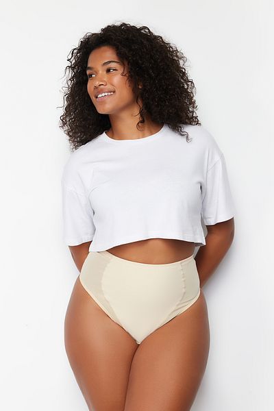 Trendyol Curve Skin High Waist Panties TBBSS24CM00004