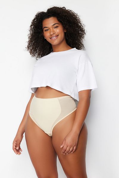 Trendyol Curve Skin High Waist Panties TBBSS24CM00004