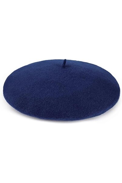 MinaCarin Fransız Ressam Keçe Bere Lacivert