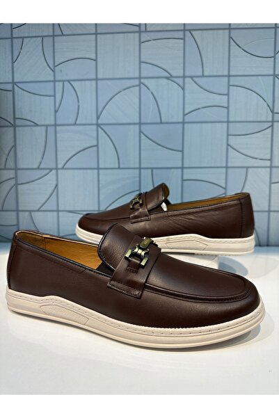 Pierre Cardin 191 Кафяви мокасини от естествена кожа, ежедневни, удобни, леки и ортопедични обувки