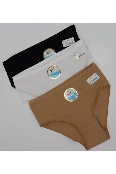 MYS GRUP TEKSTİL Set Bato din bumbac Jiber, 3 piese, cu talie înaltă, extra moale și extra elastică