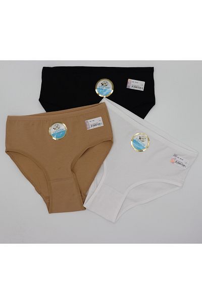 MYS GRUP TEKSTİL Set Bato din bumbac Jiber, 3 piese, cu talie înaltă, extra moale și extra elastică
