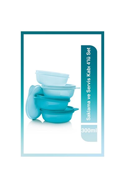 Tupperware Saklama ve Servis Kabı 4'lü Set 300 ml