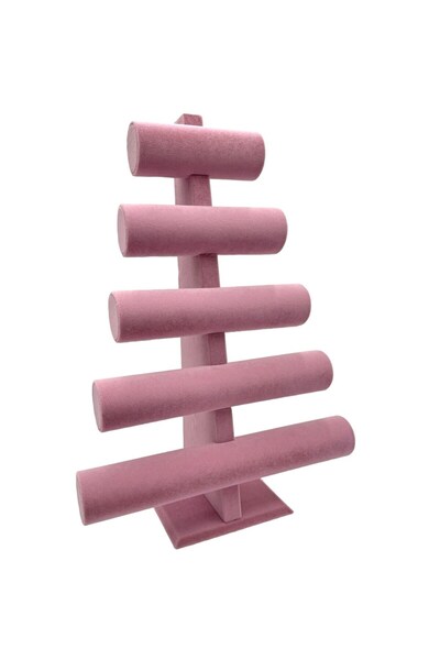 Zeyn Dekor Ροζ βραχιόλι για πέντε ρολόγια και θήκη για ρολόι, κομψό και πρακτ...