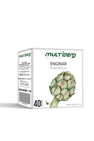 multidem Enginar Çayı 40'lı süzen poşet