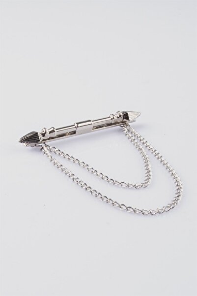 Tudors Erkek Gümüş Renk Yaka Iğnesi