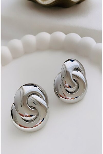 VNS Accessories نموذج العلامة التجارية المتشابكة الأقراط