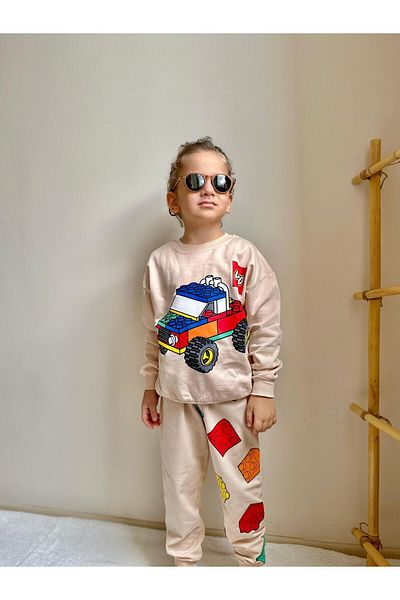 YİGİT BUTİK Yigit Boutique Lego Printed Boys' Set