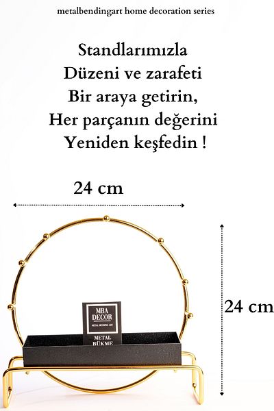 mba decor metal bending art Χρυσό μεταλλικό κουτί κοσμημάτων με χοάνη Organizer Organizer Βάση κοσμημάτων Σκουλαρίκι Διακόσμηση κρεβατοκάμαρας σπιτιού