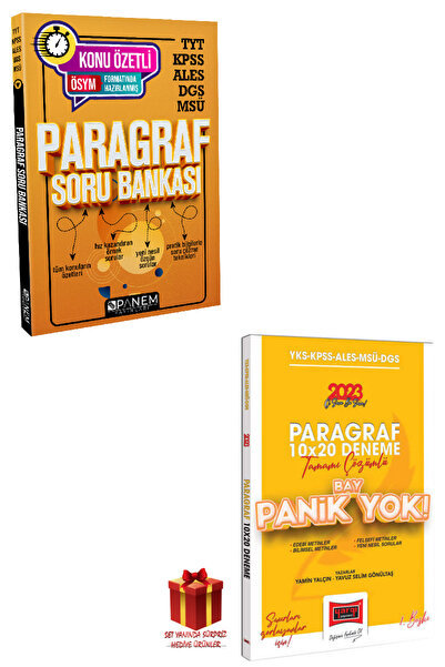Yargı Yayınları Yargı KPSS Panem Paragraf Soru Bankası+Paragraf Deneme+Hediye