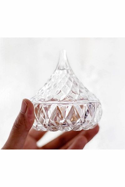 ARVALE Domed Traditional Mini Glass Sugar Bowl Engagement Henna Circumcision Organization Material| 11011