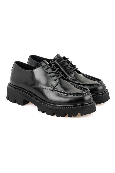 Desa Begonia Black Women's Casual Leather Shoes