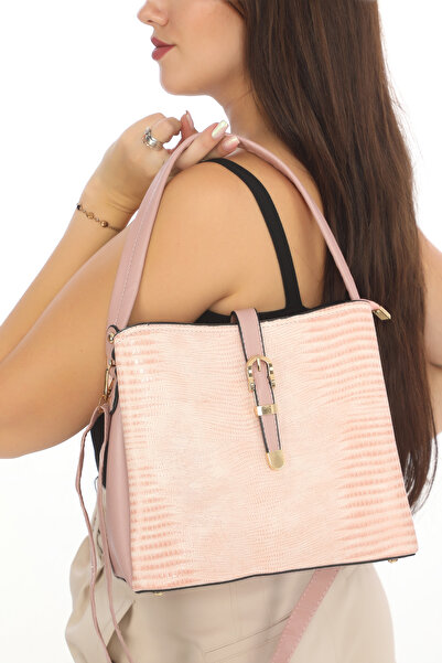 womenacs Пудра Колір Лазер Трисекційний Арочний Закритий Новий Сезон Жіноча Сумка