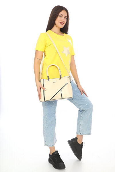 Piedra Бежева сумка нового сезону з великими кишенями, яку можна носити в руц...